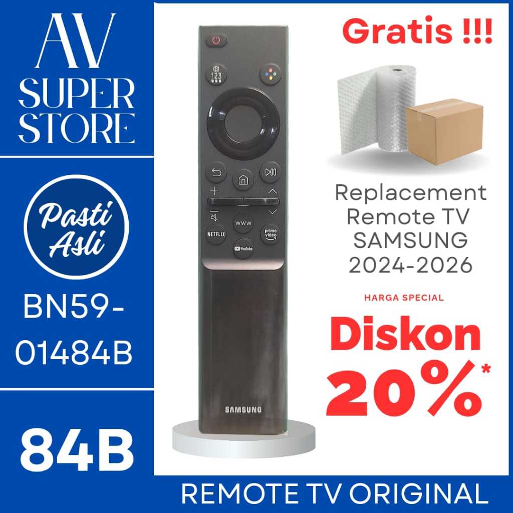 [Pasti Asli] Samsung Remote TV BN59-01493F/BN59-01484B 93F/84B 2022-2026 85U8500F 75U8500F 65U8500F 