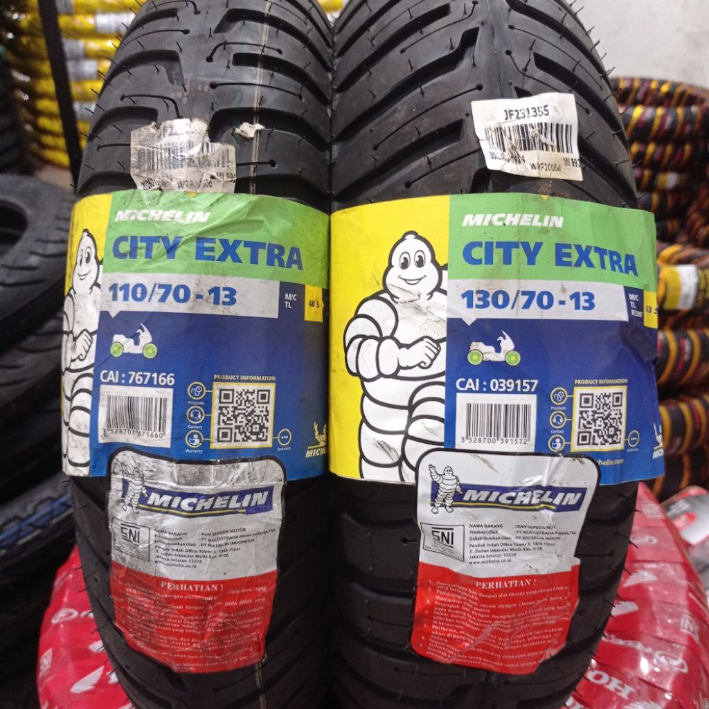BAN MICHELIN NMAX 110/70-13, 130/70-14 ORIGINAL 100%