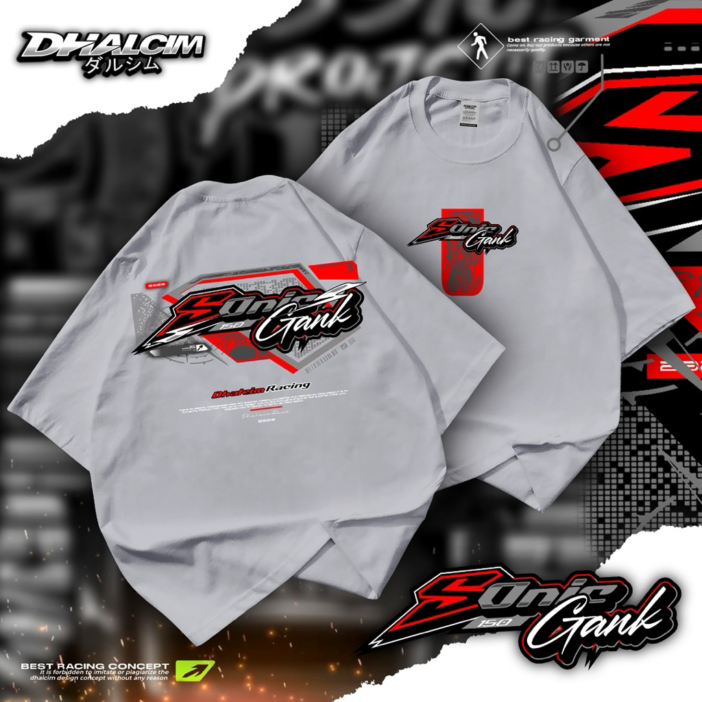 KAOS DISTRO HONDA SONIC 150 GANK FUL COTTON 24S, KAOS SONIC RACING GANK, KAOS MOTOR SONIC, KAOS HOND