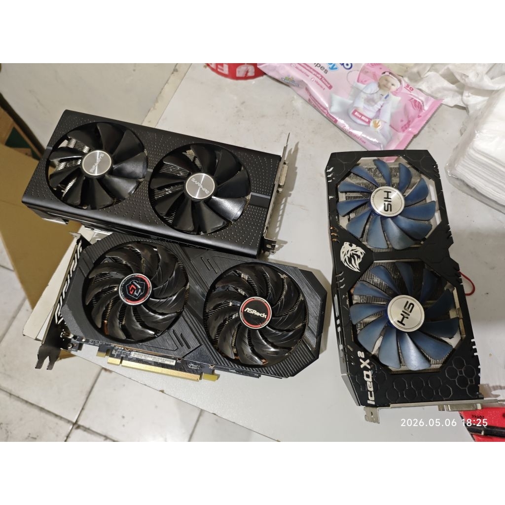Vga Rx 580 ddr5 8gb rusak