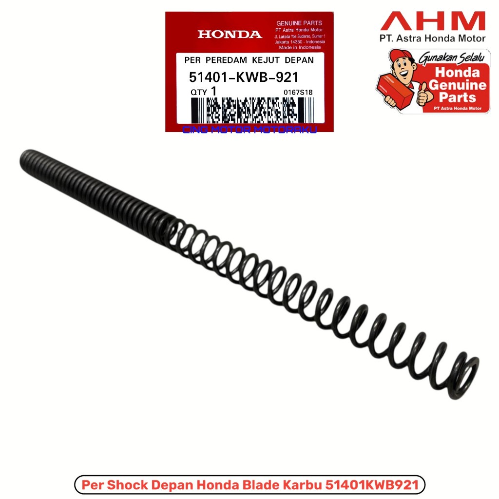 51401KWB921 PER SHOCK SHOCKBREAKER DEPAN BLADE KARBU 110 KWB PART AHM
