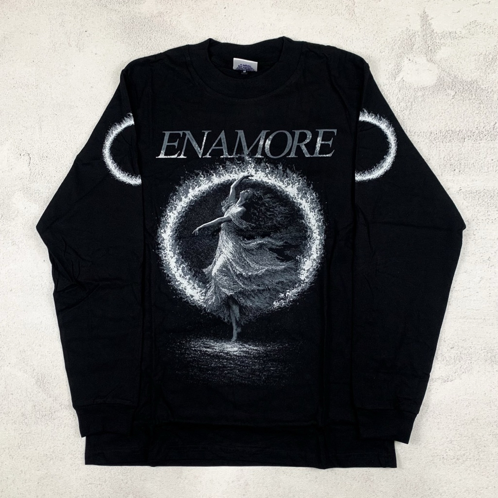 ENAMORE - HEART AND SOUL WHITEART LONGSLEEVE | Tshirt Kaos Band Original Official Merchandise