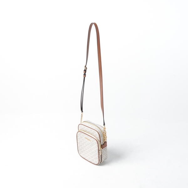 Tas MK MONOGRAM WHITE CAMEL SLING BAG 100% ORIGINAL