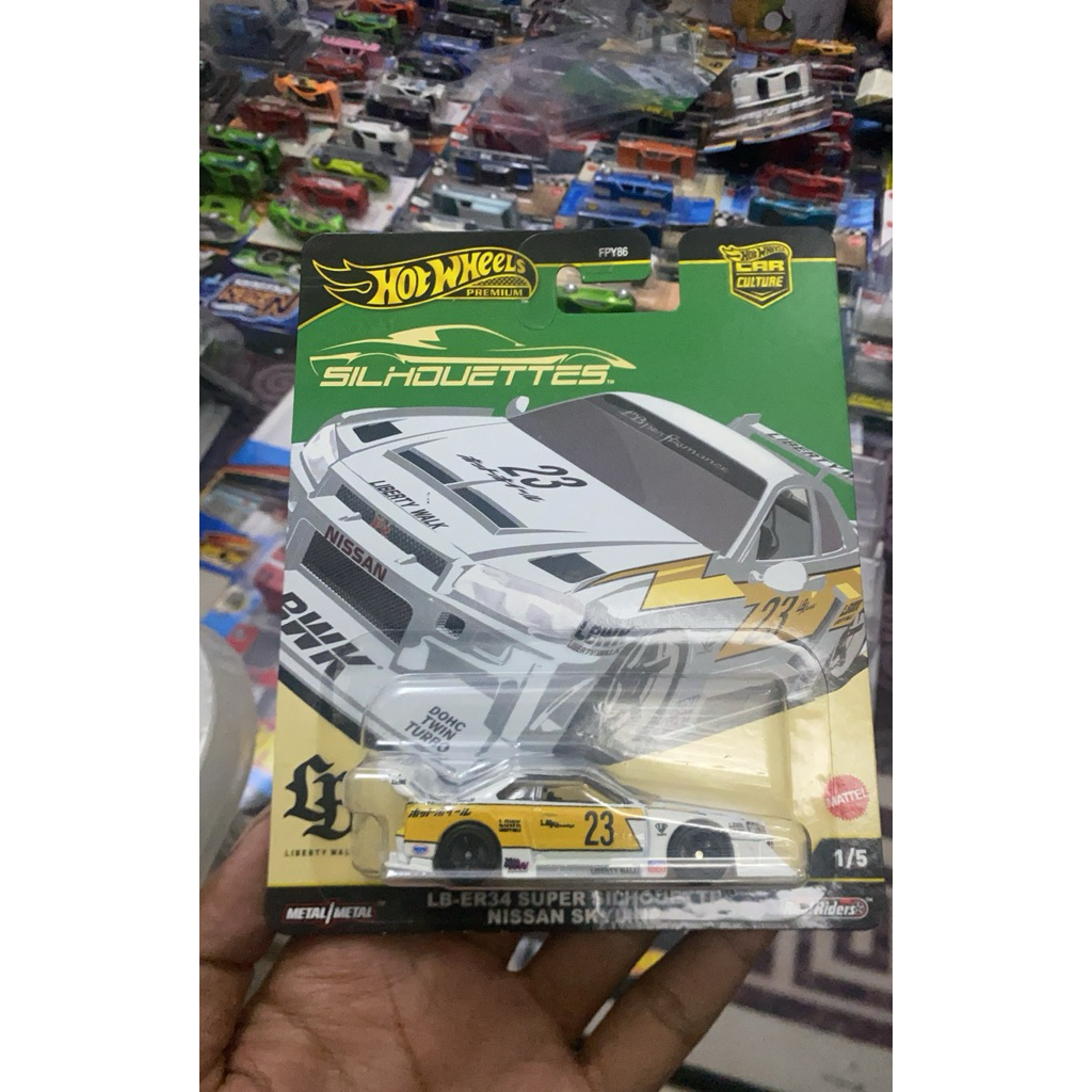 HOT WHEELS NISSAN LB-ER34 SILHOUETTES