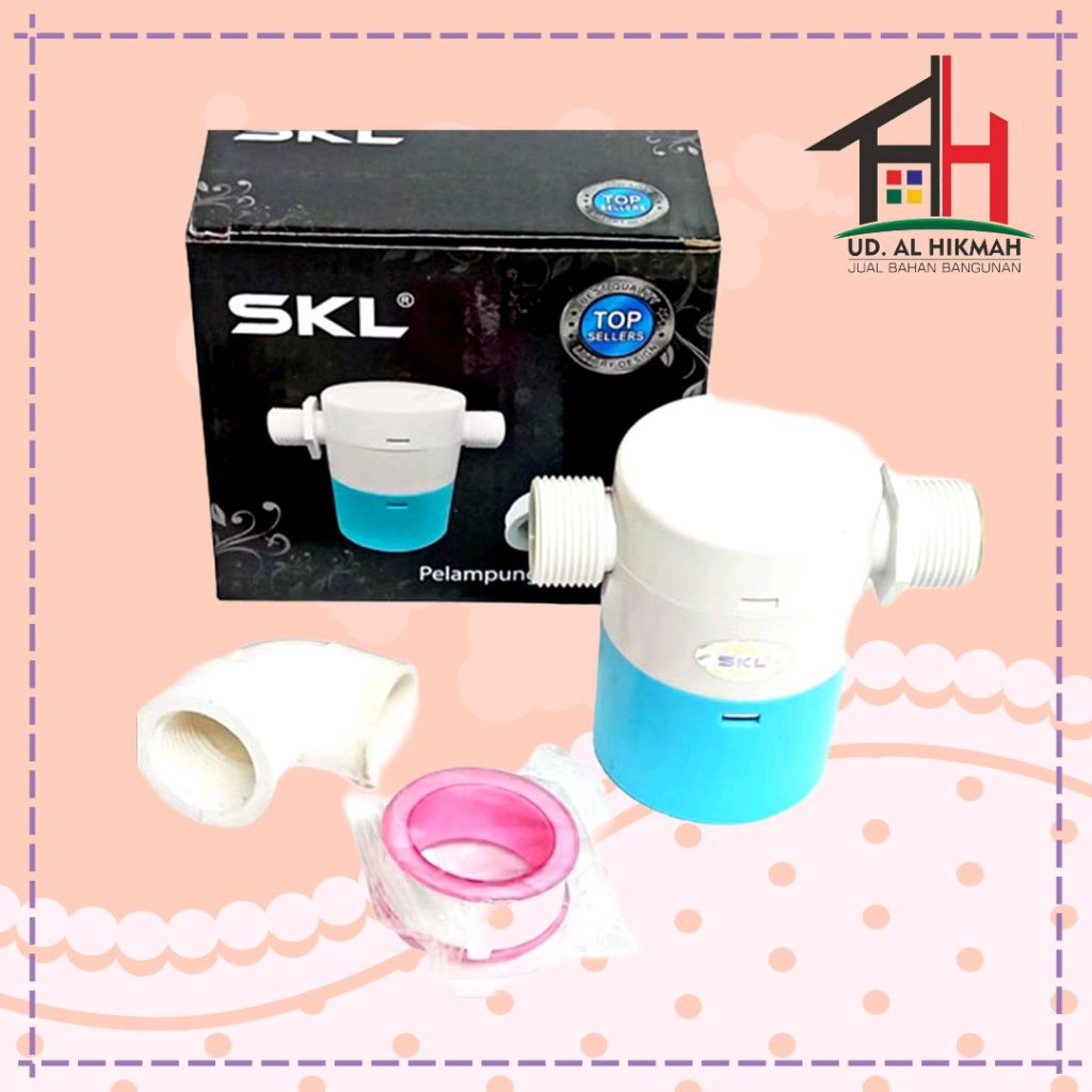 Pelampung Otomatis SKL 1/2" Keran Kran Kolam Air Bak Toren Torrent Horizontal SKL