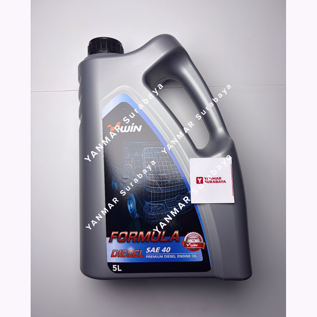 Oli WIN Diesel Formula 5L SAE 40 Original (Oli Diesel Truck, Genset & Diesel Serbaguna)