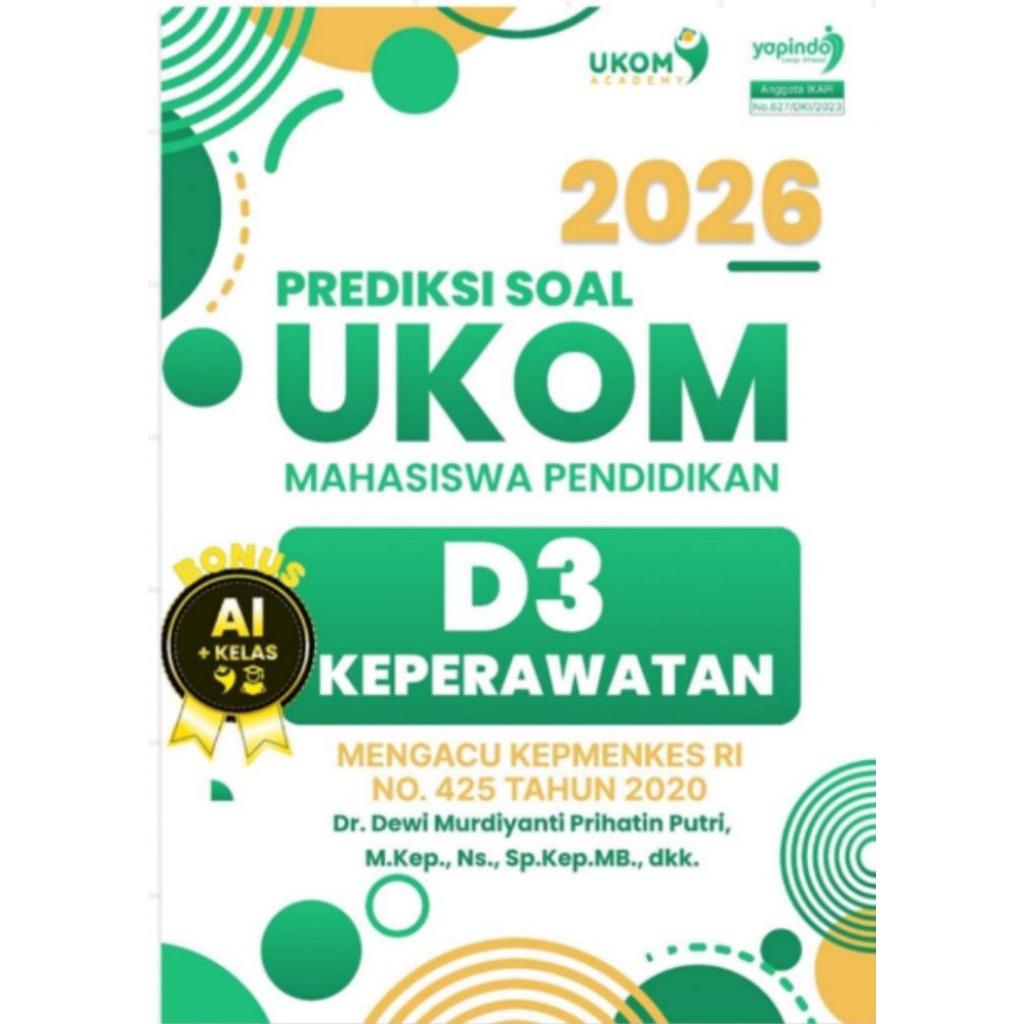 Buku UKOM Academy Soal UKOM D3 Keperawatan 2026