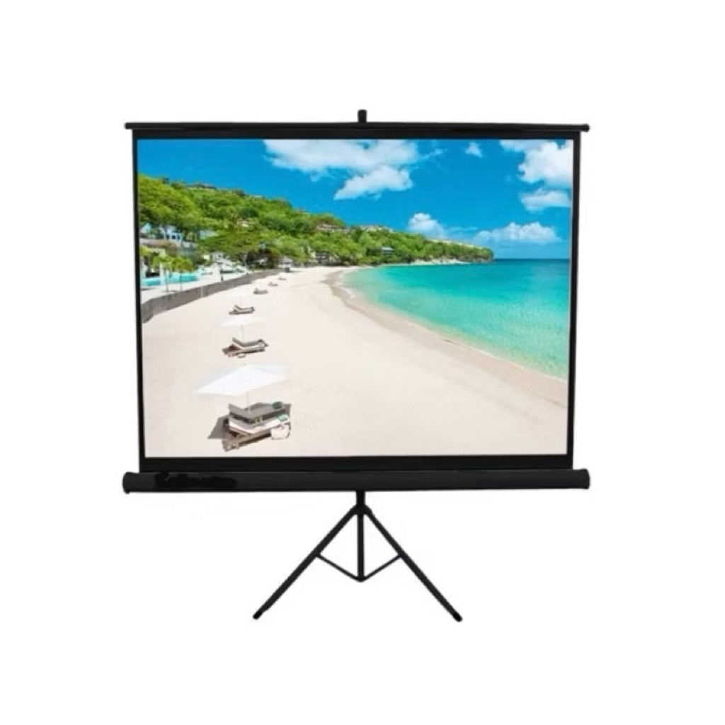 Layar proyektor tripod 84 inch / Screen proyektor tripod 84 inch