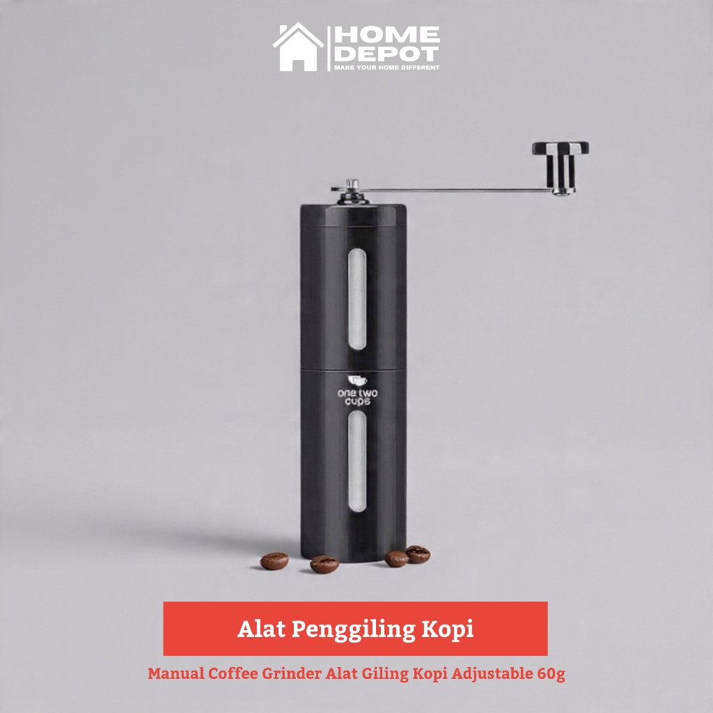 Alat Giling Kopi Penggiling Kopi Gilingan Kopi Manual Coffee Grinder Adjustable
