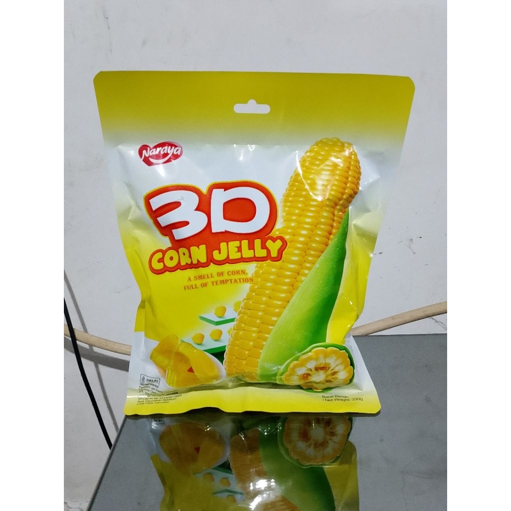 Naraya corn jelly 3D permen jelly bentuk jagung enak bisa cod