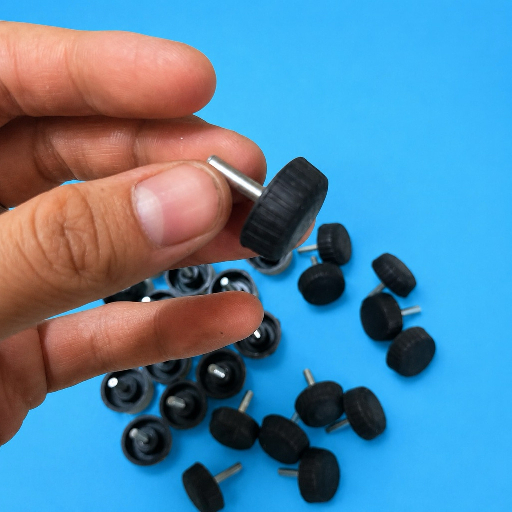 Baut Tutup Handle Reel pancing 2cm Black