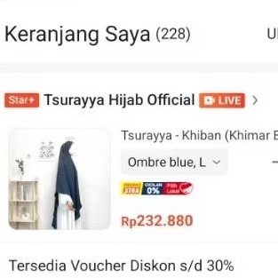 PL khiban tsurayya  L warna ombre blue