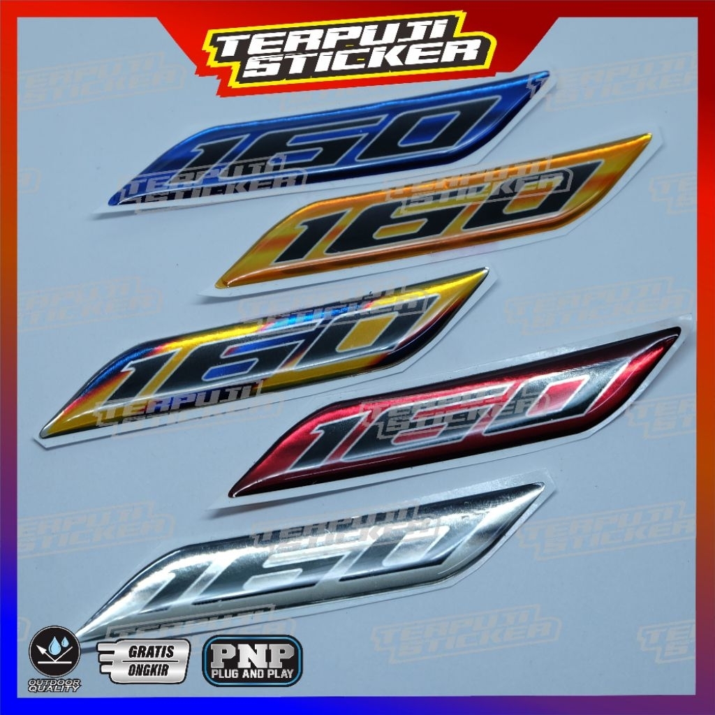 emblem timbul 160cc stylo/emblem timbul 160cc pcx/emblem timbul 160cc vario