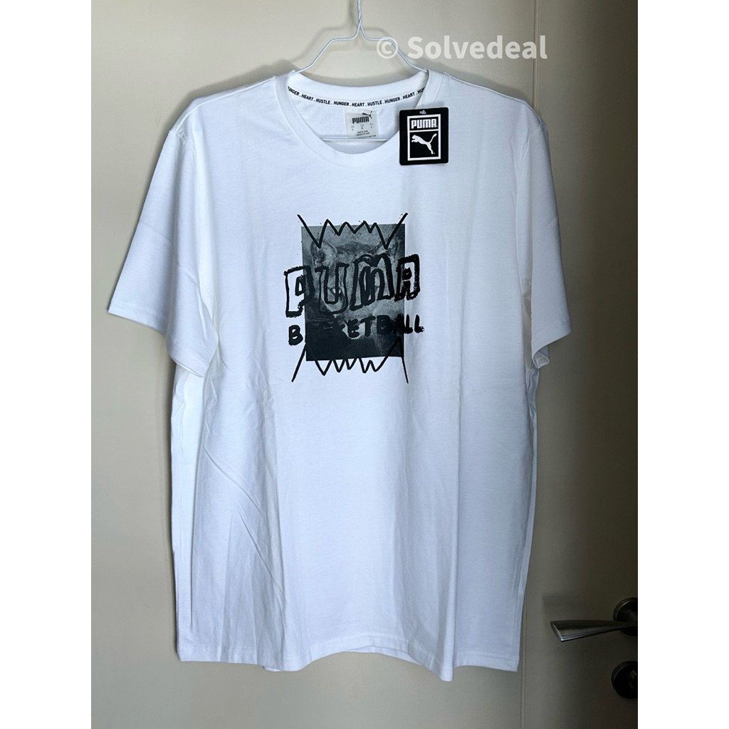 Kaos Puma Hoops Basketball Original Baru