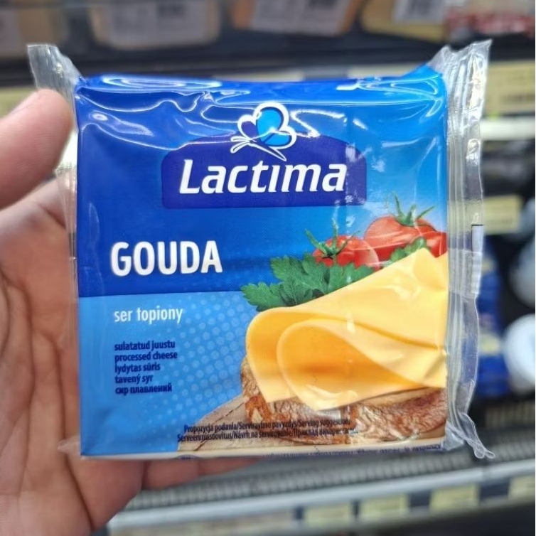 Keju Lactima Gouda Cheese Slice / Keju Gouda Lactima / Pack