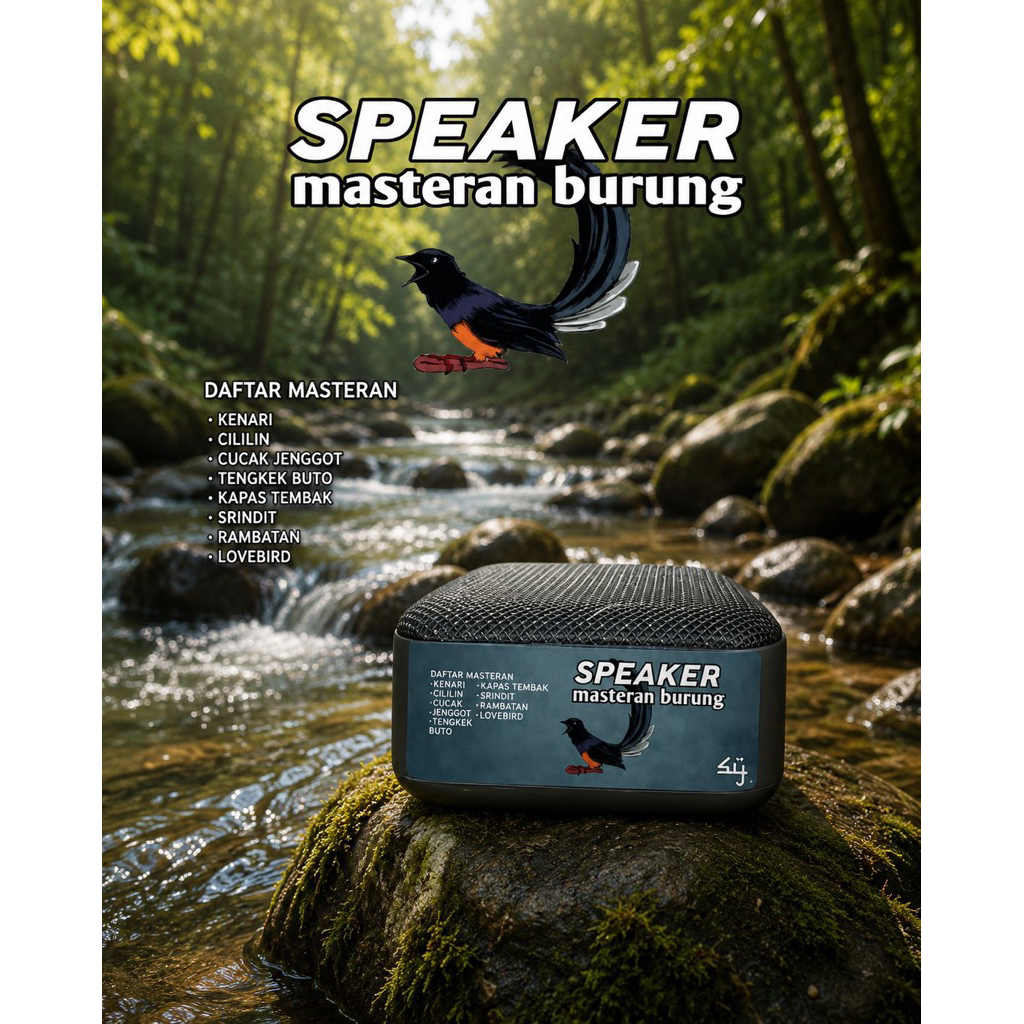 Mp3 speaker masteran burung khusus murai