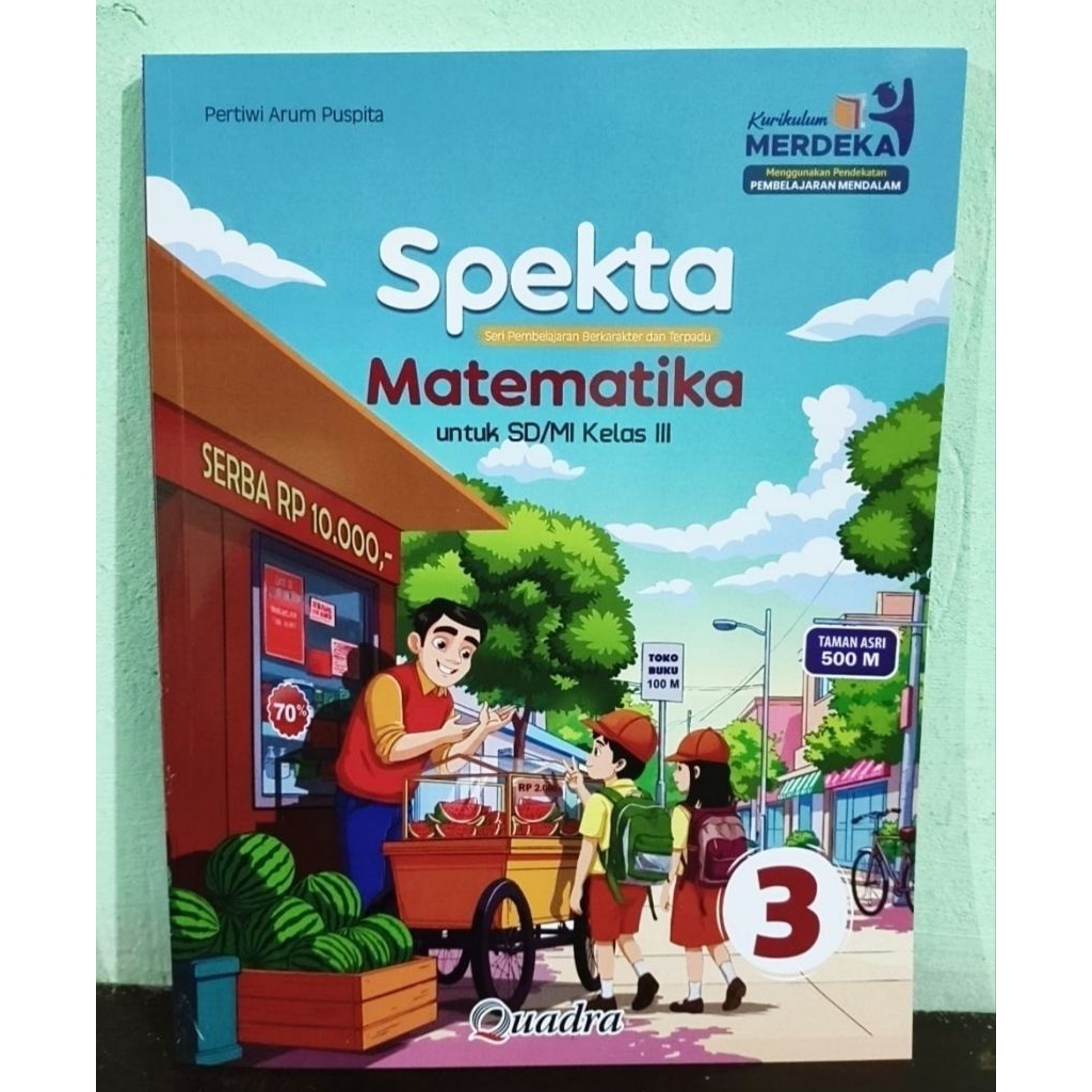 Buku Spekta Matematika Kelas 3 SD Kurikulum Merdeka Quadra