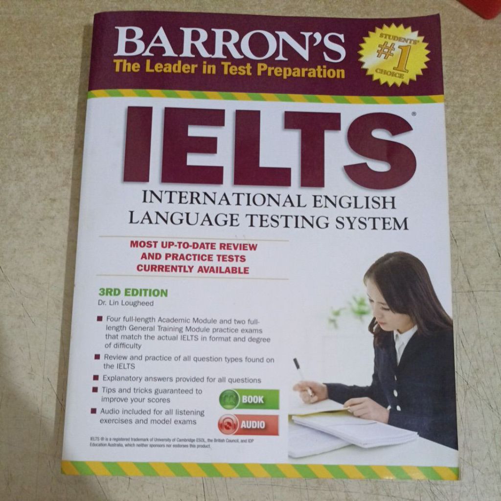 Buku BARRON'S Lougheed IELTS INTERNATIONAL ENGLISH LANGUAGE TESTING SYSTEM