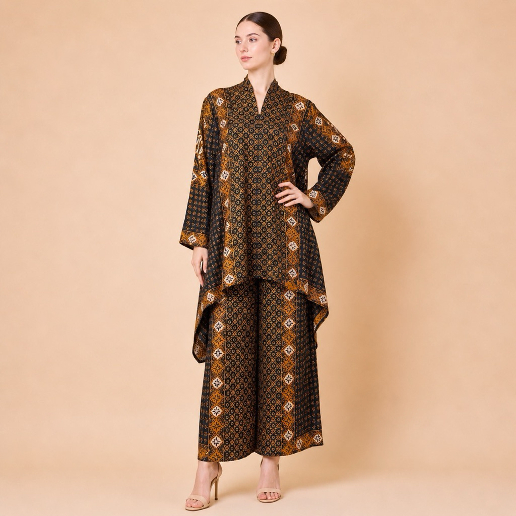 Ting’s batik one set celana sogan semi sutra viscose