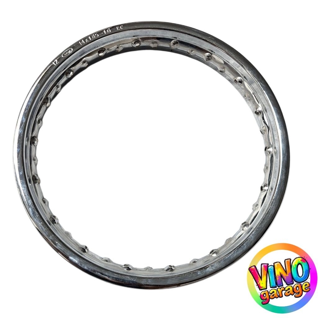 Pelek Velk Velg Besi HM AHM Ring 14x1.85  Ring 14 lebar 1.85 185 baru nos