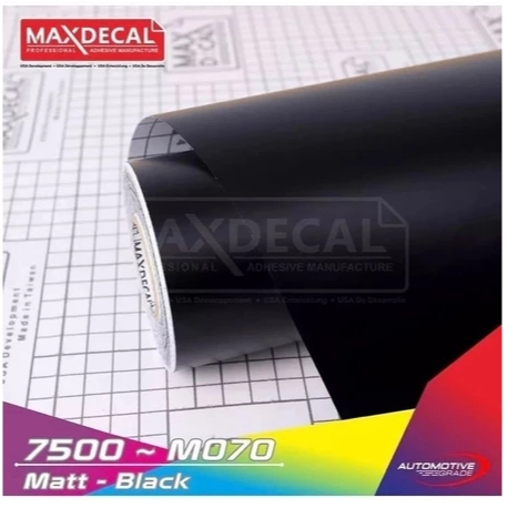 Skotlet MAXDECAL 7500 - Hitam Doff/sticker maxdecal hitam doff