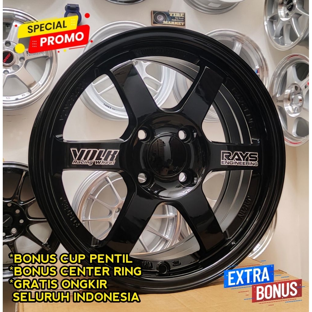 (Spesial promo) Velg mobil Rays te37 R15 (baru)