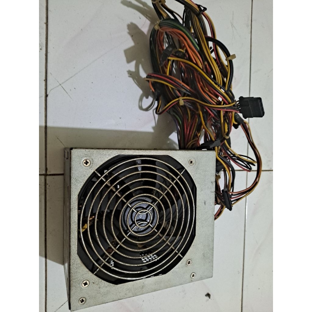 psu cpu power suplay pc 500 watt merk enlight normal bekas pake