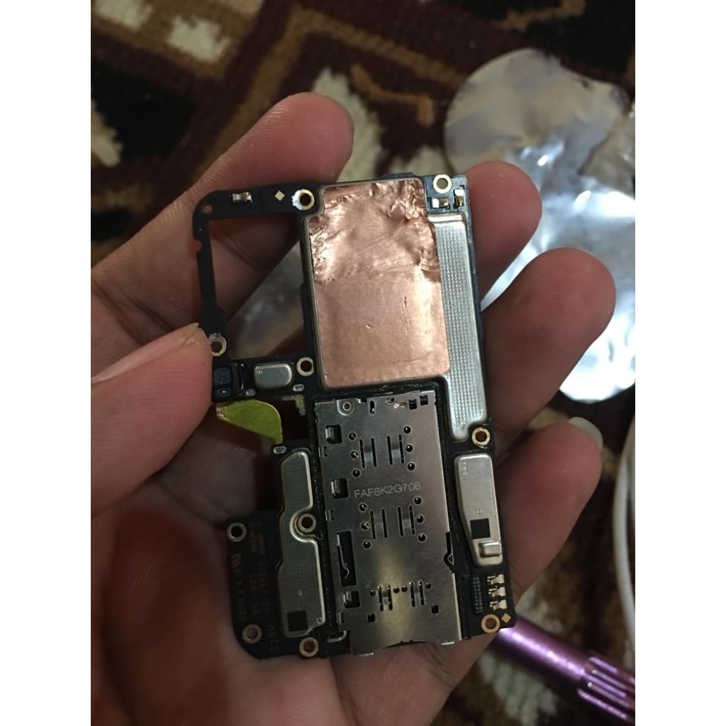 mesin pcb oppo a3s cph1803 segel mati matot rusak bootlop mentok logo bahan servis kanibalan