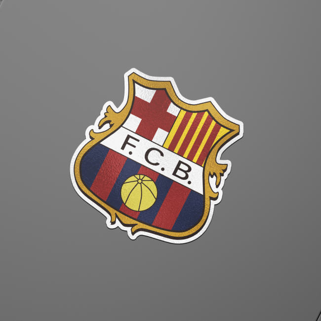 Barca, Munchen & Real Madrid Vintage Logo Sticker