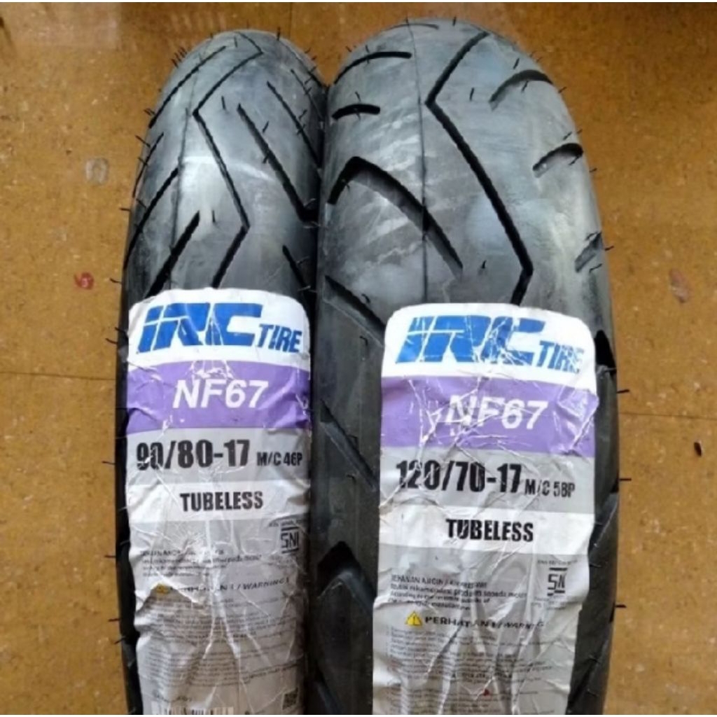 Ban Tubles Vixion ring 17 merk IRC ukuran 90/80+120/70-17