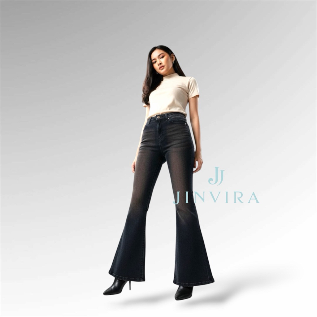 cutbray - cutbray highwaist jeans celana jeans cutbray wanita ukuran dewasa dan anak