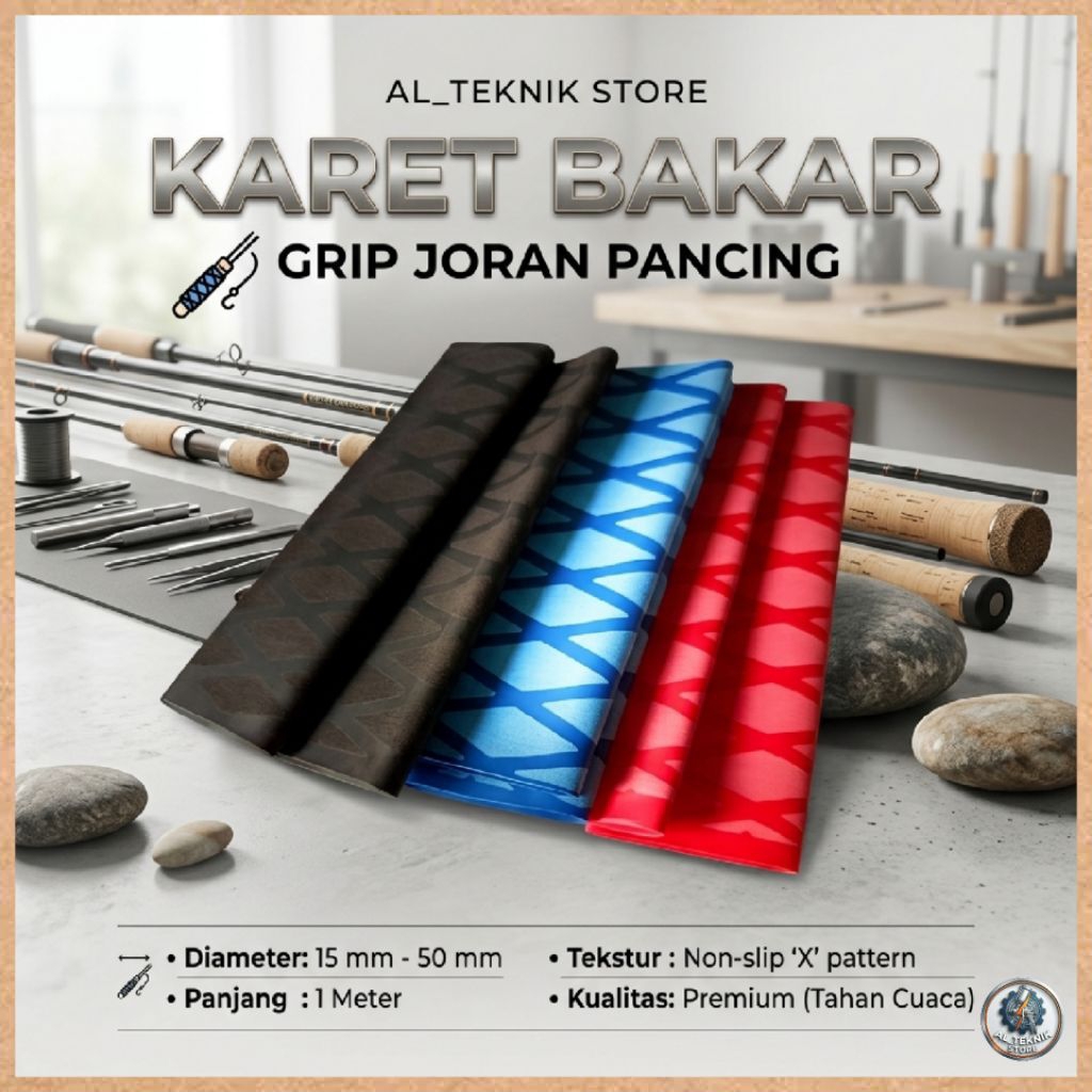 GRIP KARET BAKAR JORAN PANCING MOTIF