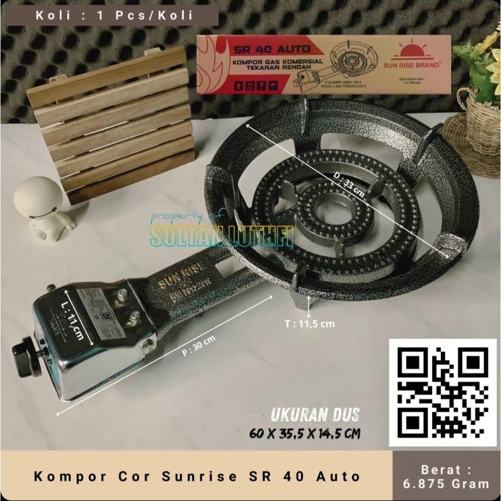 Kompor Cor Sunrise SR 40 Auto
