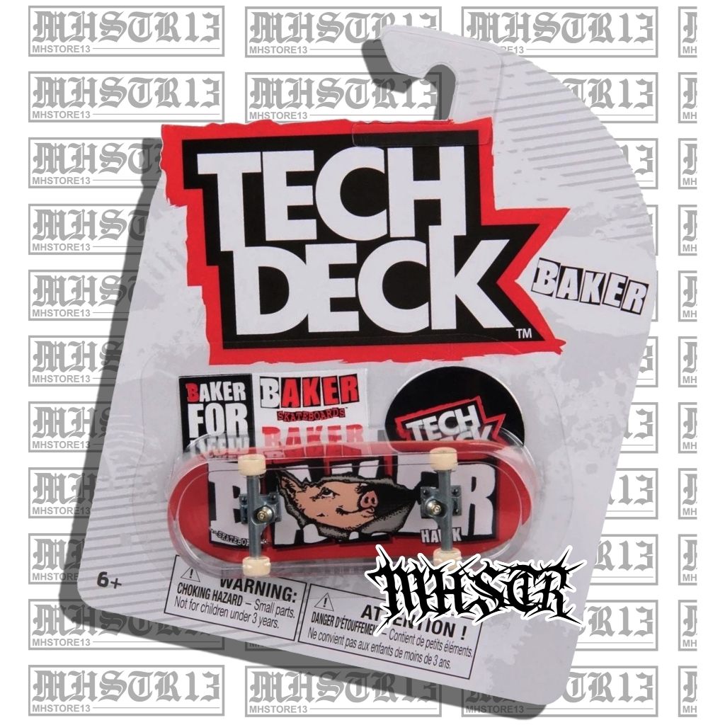 Tech Deck Baker Hawk Pig FREE STICKER RANDOM