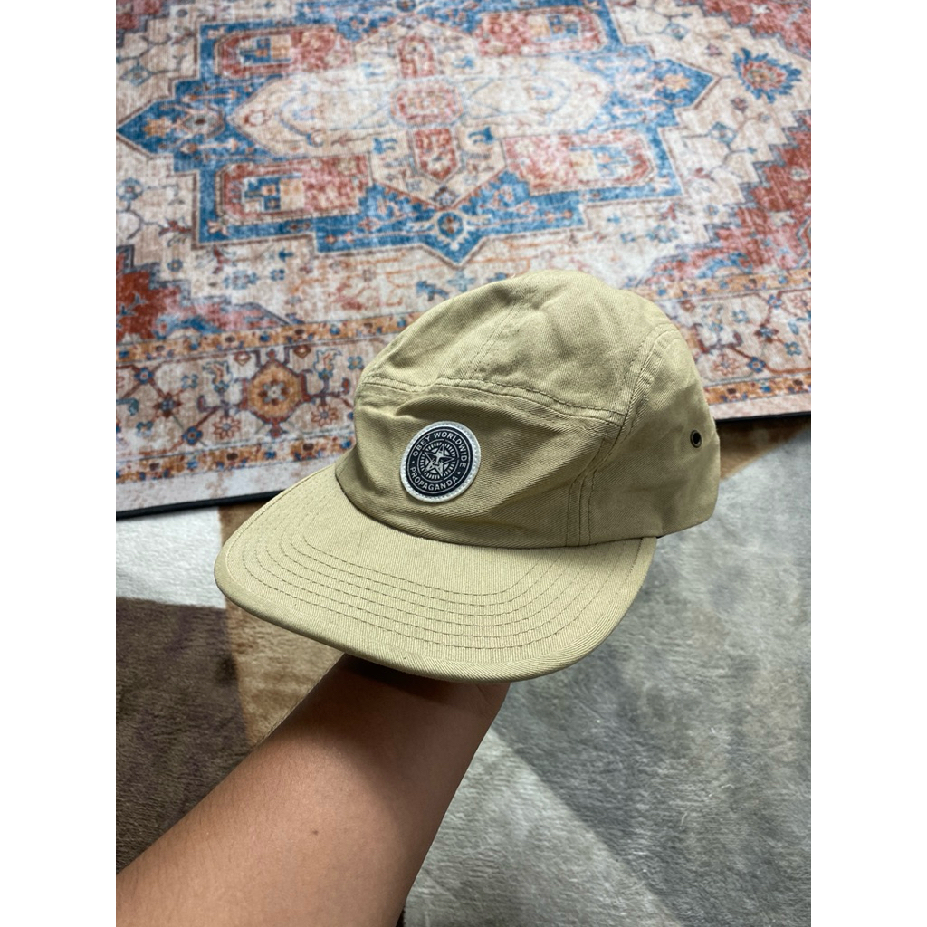 FIVE PANEL HAT OBEY LOGO
