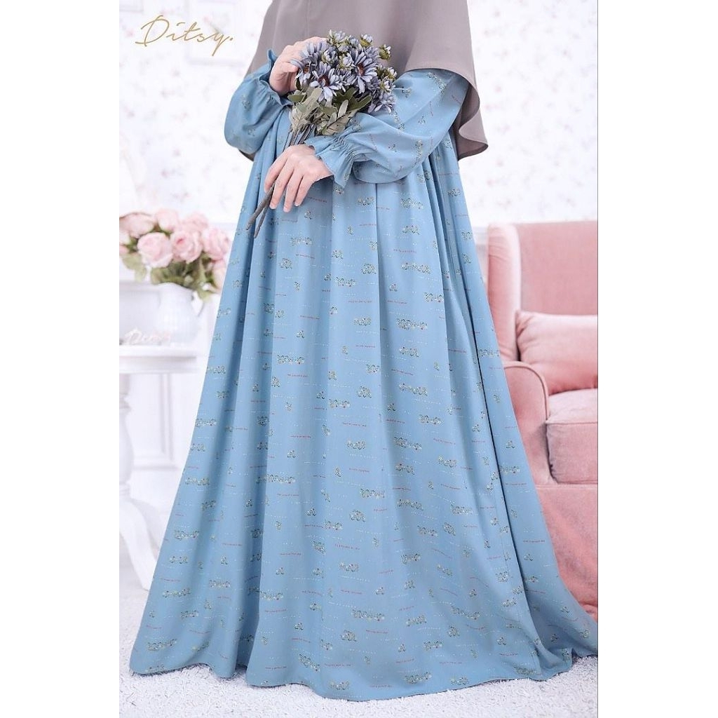[SIZE M] Nola Blue Nightgown by Ditsy