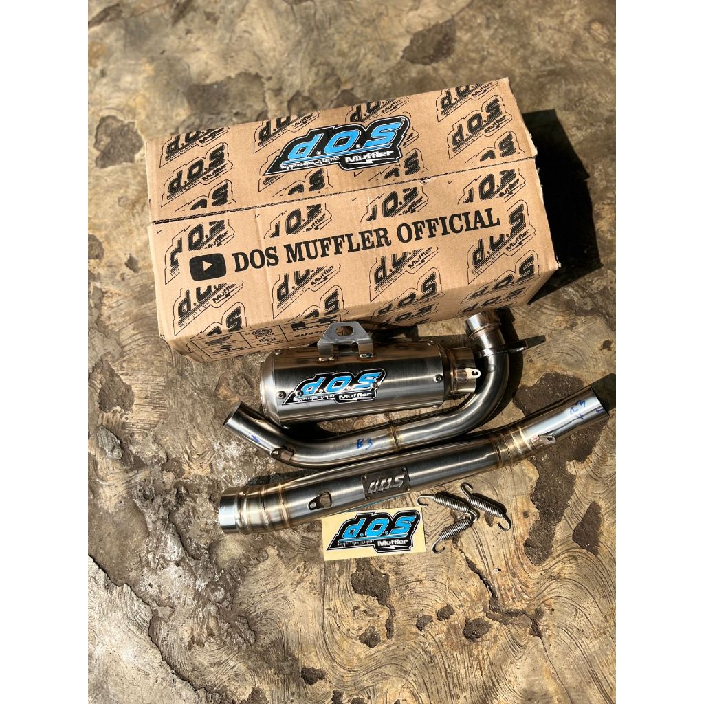 Knalpot Racing Bujel MXKing Kenalpot Dor MX King Tipe Bujel 150cc 180cc ORIGINAL DOS MUFFLER