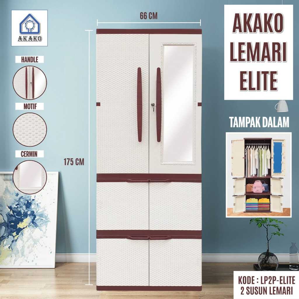 Lemari Elite 2 Pintu Jumbo Akako