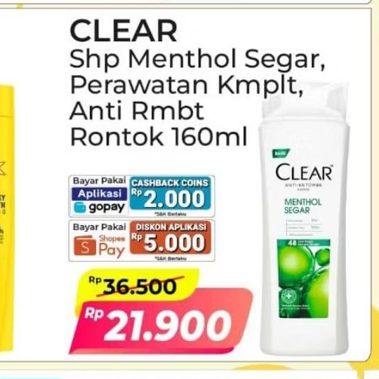 CLEAR Shampoo 160ml