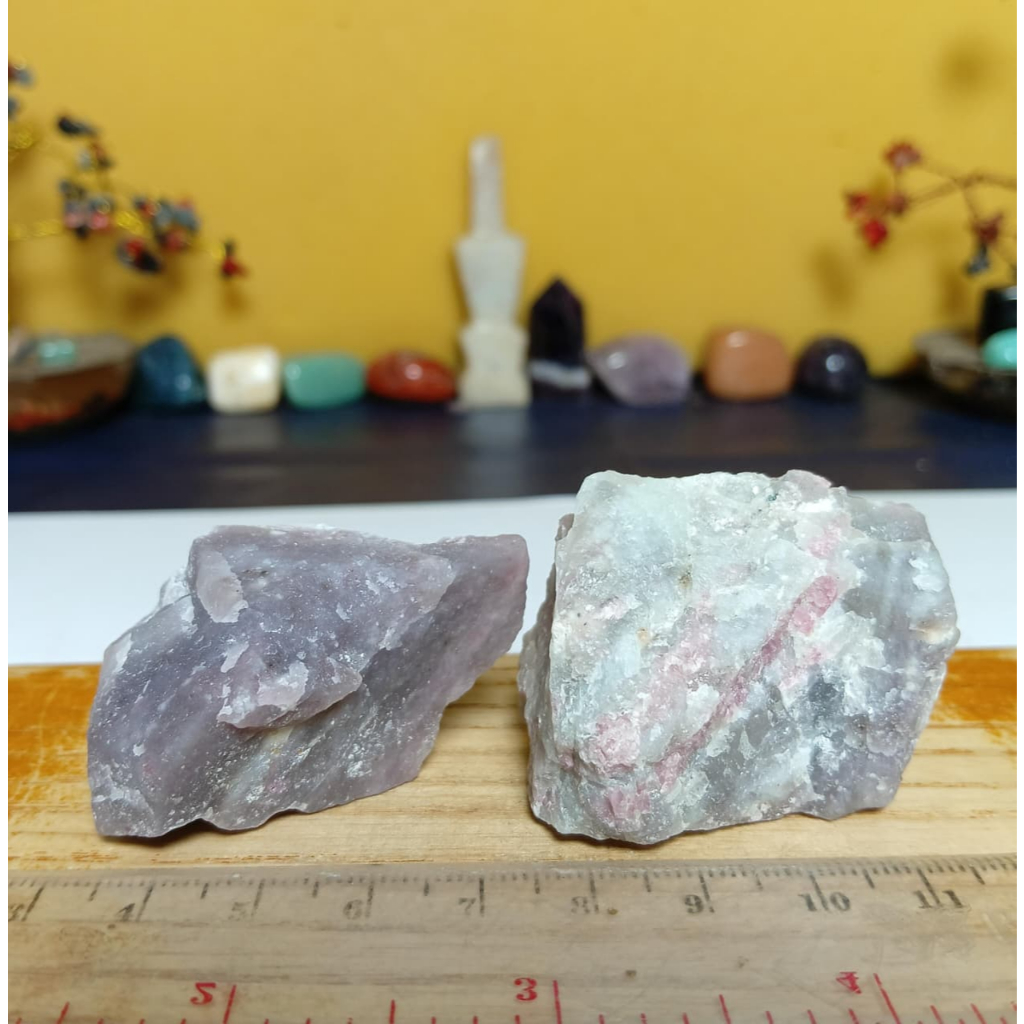 Batu Natural Pink Tourmaline Rough/Raw (2)