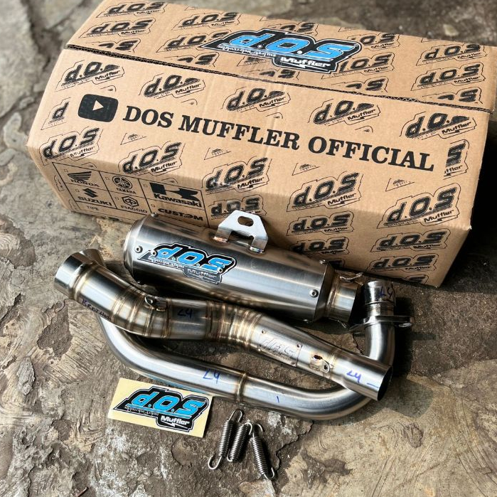 Kenalpot Knalpot Racing dor DOS Kompetisi ORIGINAL PNP CB GL PRO GL 100 Tiger / Knalpot DOS Original