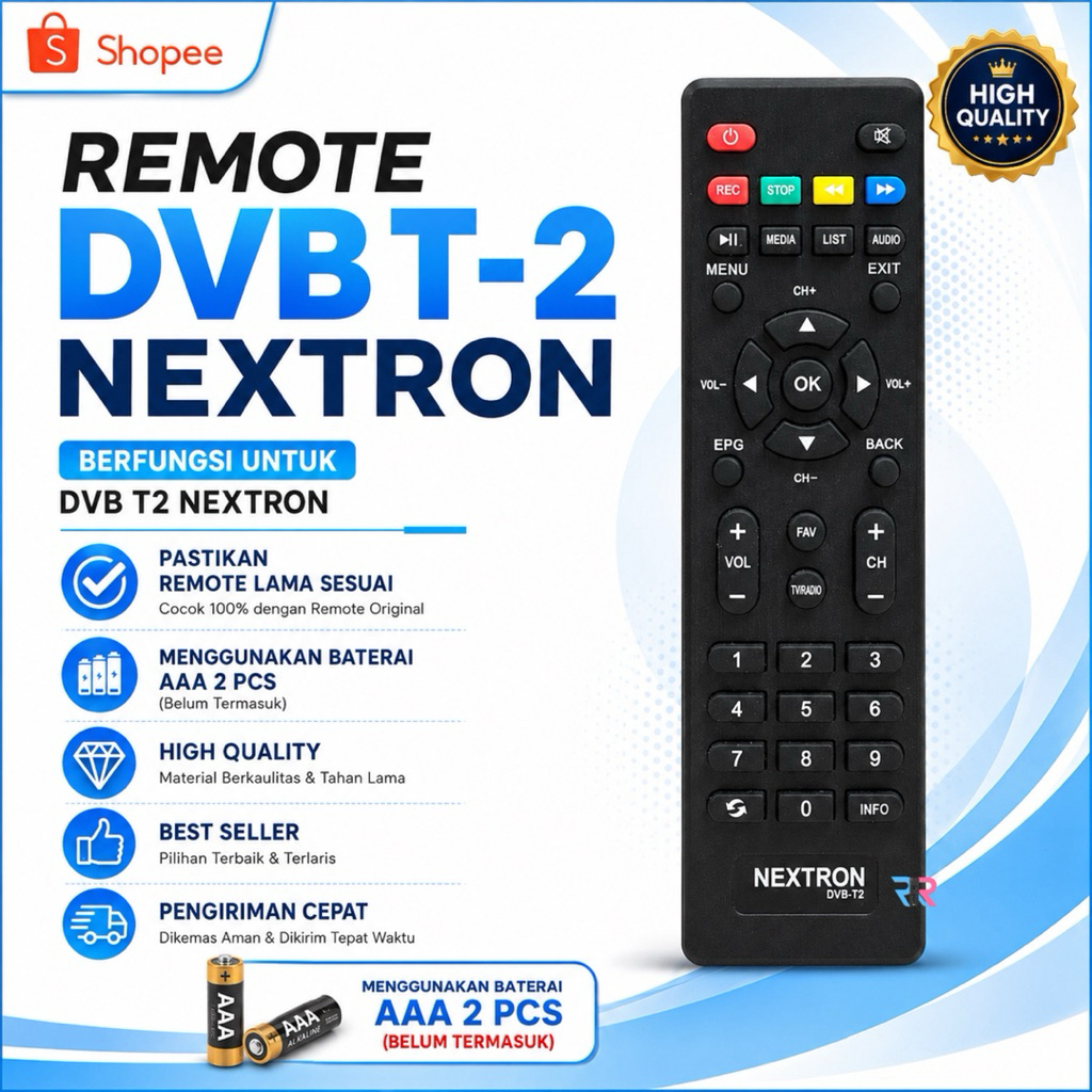 REMOT REMOTE SET TOP BOX DVB T2 NEXTRON