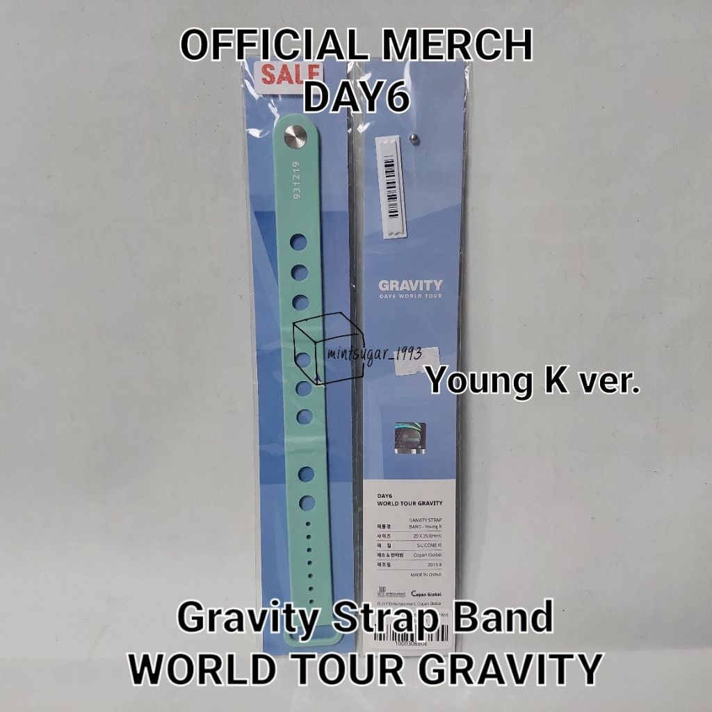 [ OFFICIAL READY STOCK ] DAY6 WORLD TOUR GRAVITY OFFICIAL MERCH MD [ Gravity Strap Band ]