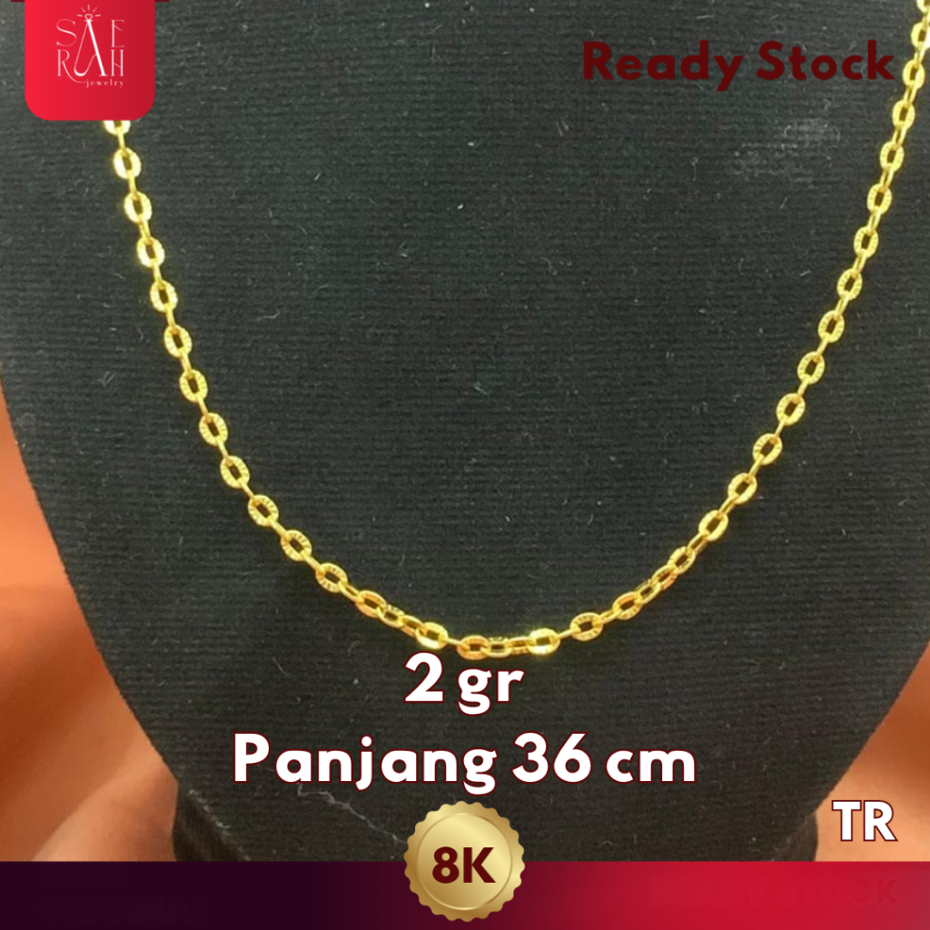Kalung Emas Anak 8K - Toko Emas Saerah - 2 Gram