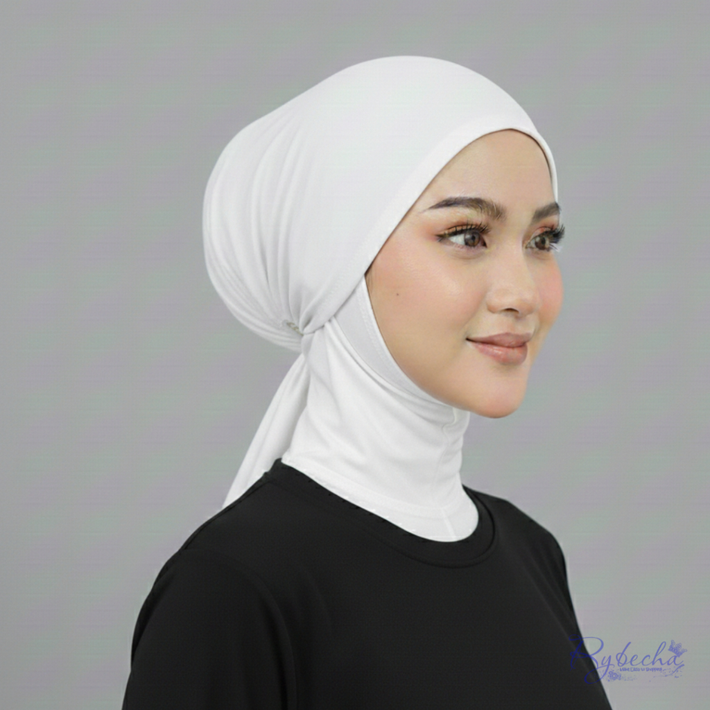 Ciput Ninja Tali Belakang Antem Kaos Rayon Dalaman Hijab