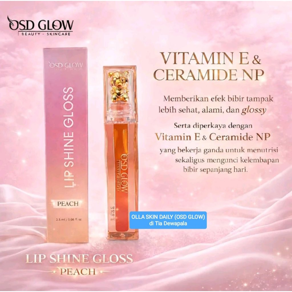 OLLA SKIN DAILY LIP MAGIC SERUM  / LIP SHINE GLOSS OLLA SKIN DAILY / OSD GLOW