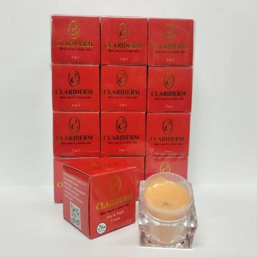 Krim Clariderm Susun Siang & Malam 2in1 - Paket Satuan