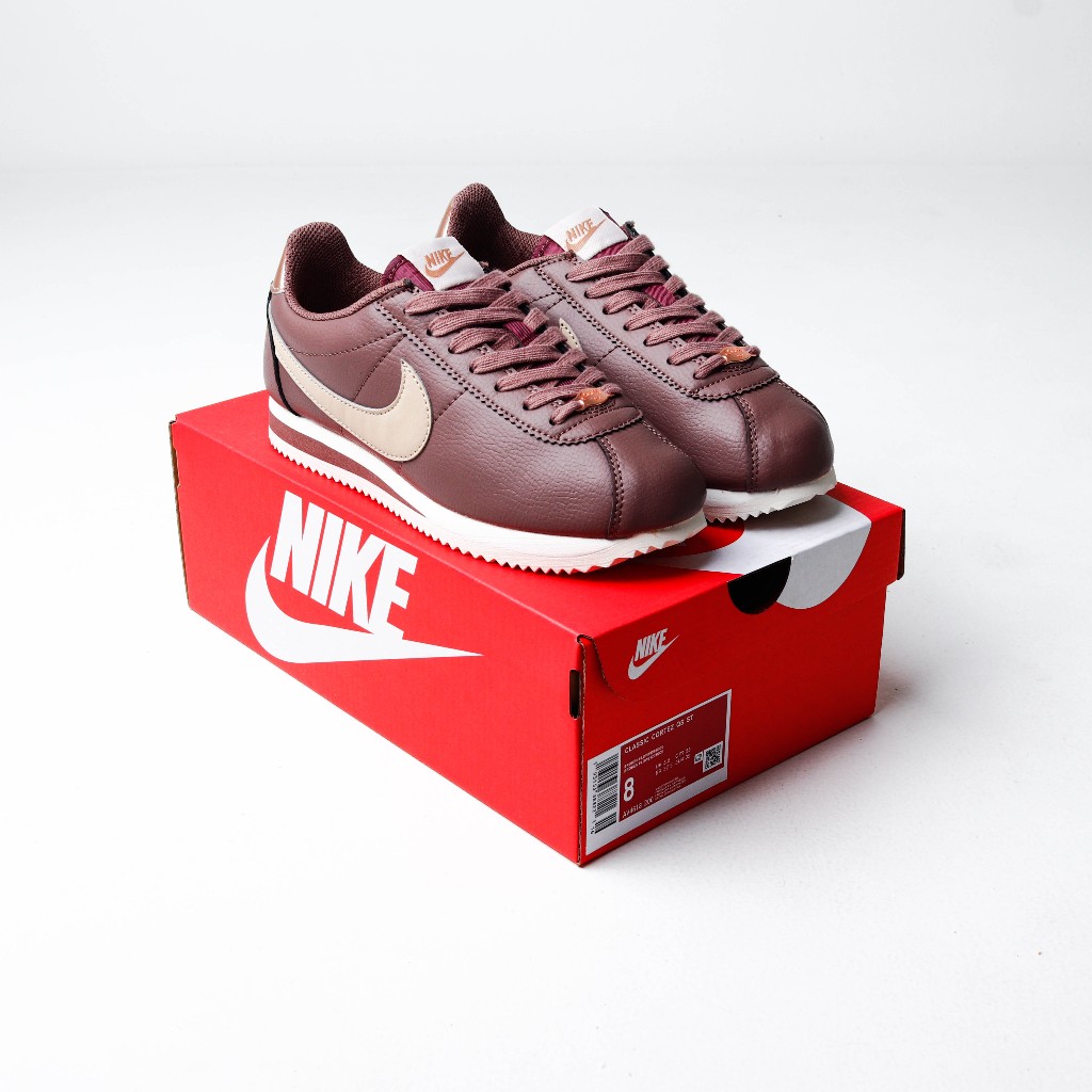 (MARKET) Sepatu Sneakers Nike Cortez Classics Leather Smokey Mauve