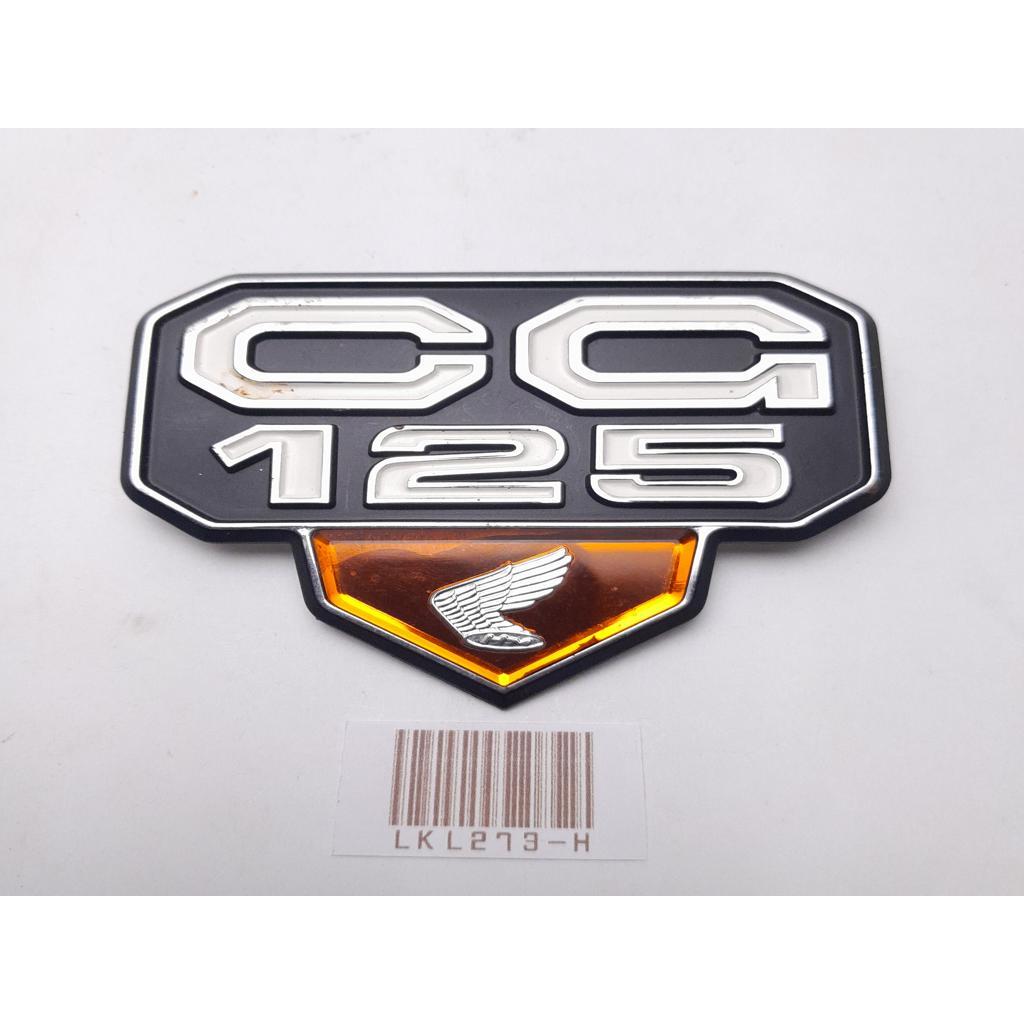 HONDA CG125 CG 125 EMBLEM BOK AKI ACCU SAMPING KEMPOLAN KIRI