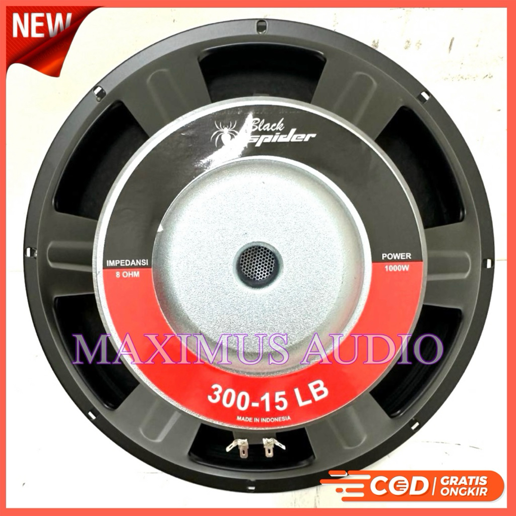 Promo Audio Speaker Component Blackspider BS 300 - 15 LB - 15 Inch Bs300 - 15 LB 15binch Original Bl